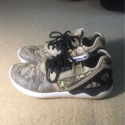 Adidas Men US 10M Tubular Runner Leaf Camo 