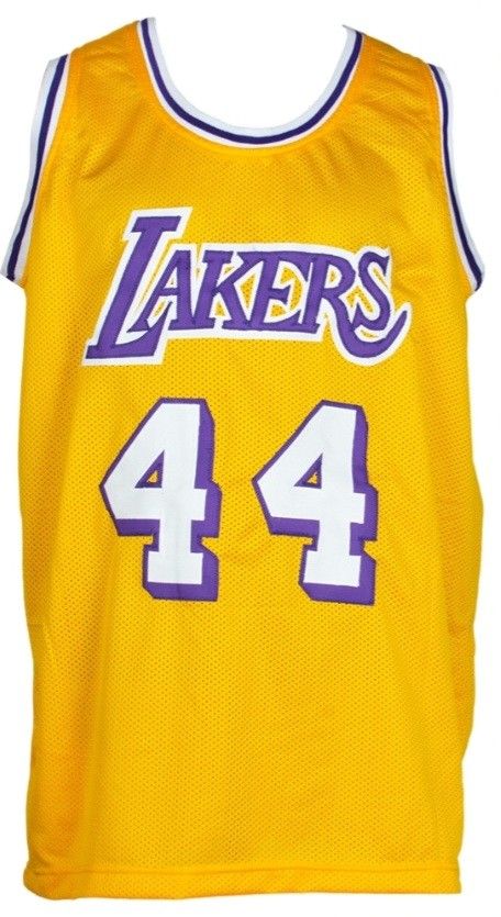 Jerry West Los Angles lakers (Signed) Jersey (JSA
 Certified) 