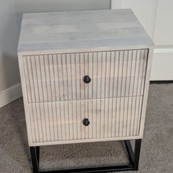 End Table With Drawers