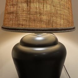 Antique Large Jar Lamp