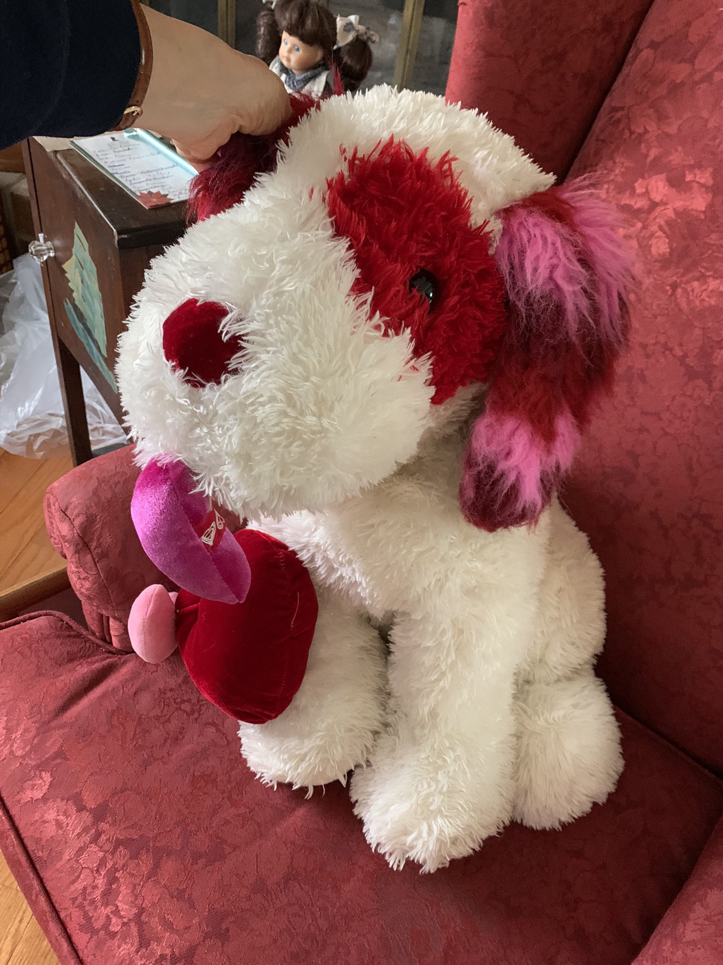 Free Valentine’s Stuffed Dog 