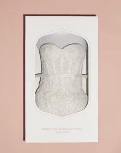 New! David's Bridal Wedding Dress Storage Box