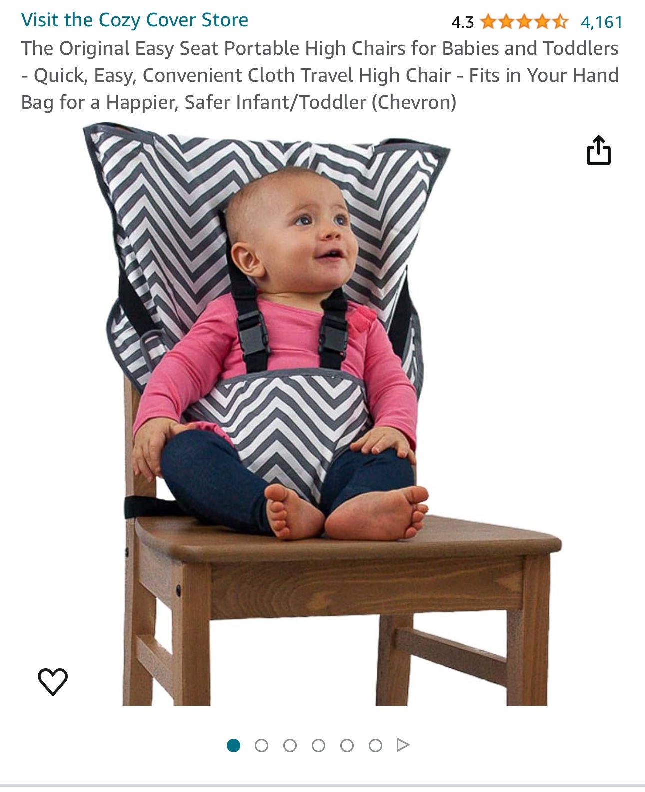 Portable Baby Chair Cover