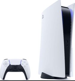 PlayStation 5  with stand and one controller