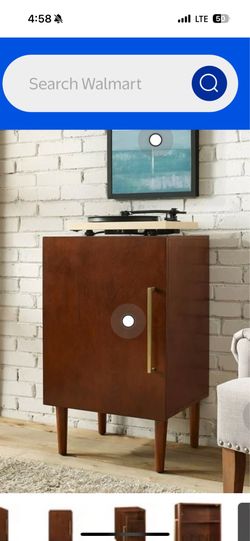 Vintage record stand/small cabinet/in the table/Vintage