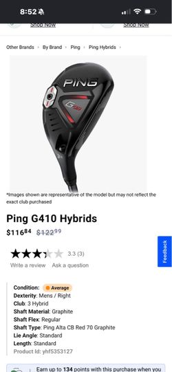 Ping G410 3 hybrid