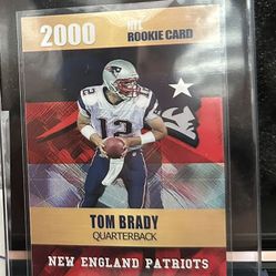 Tom Brady Rookie Card  And Signed Card Of The GOAT!