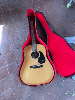 vintage 1970s Epiphone FT-145 Texan 6-string acoustic guitar