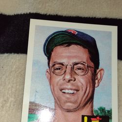 Baseball Topps Archive Dom Dimaggio, Leo Durocher Cash Porch Pickup Redmond 