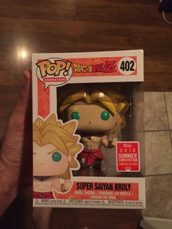 Broly funko pop best sale sdcc