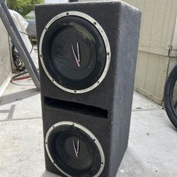 Ported 2 12s Sub Box With Subs