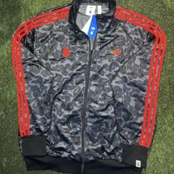 Bape X Adidas Zip Up