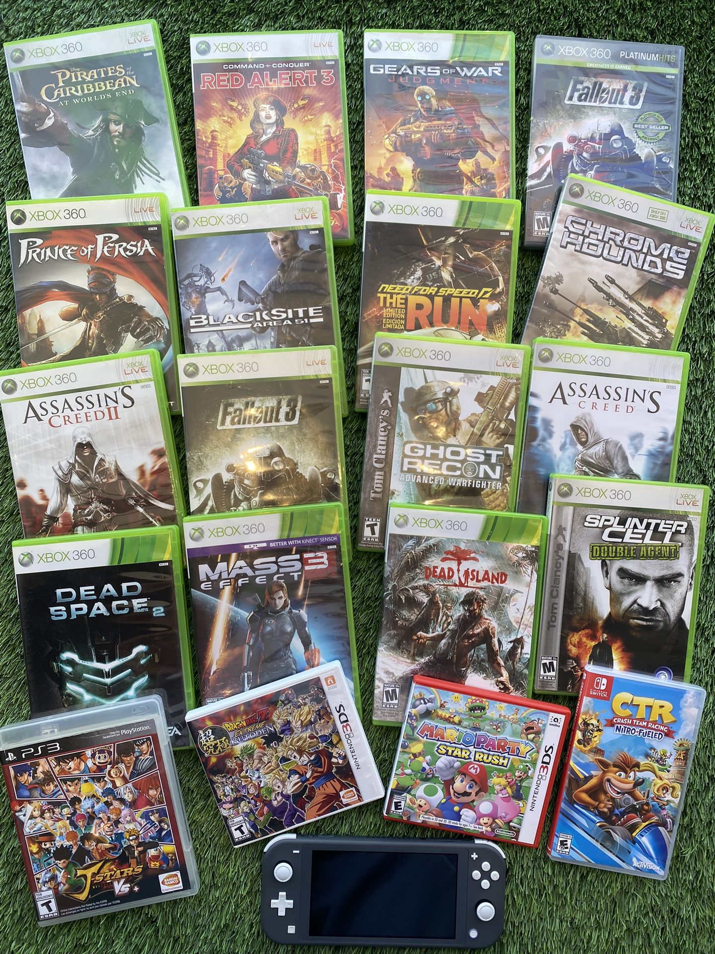 Xbox 360, Nintendo Switch, Nintendo 3DS, Mario, Crash Bandicoot, Dead Space, Need For Speed