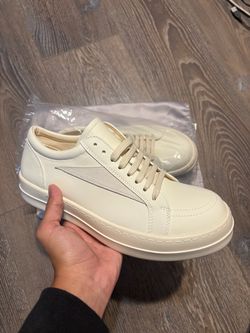 White Rick Owen Vans Size 8.5 Brand Nea
