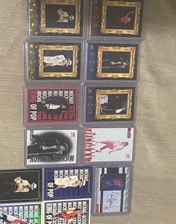 Michael Jackson numbered lot cards