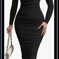 XL Rushed Dress Maxi