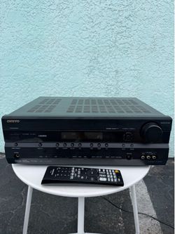 Onkyo TX-SR506 7.1 HDMI AV Receiver with Original Remote – Tested