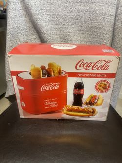 Nostalgia Pop Up Hot Dog Toaster - Coca Cola