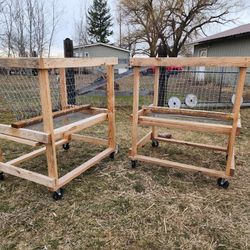 Durable Mobile Hay Feeders