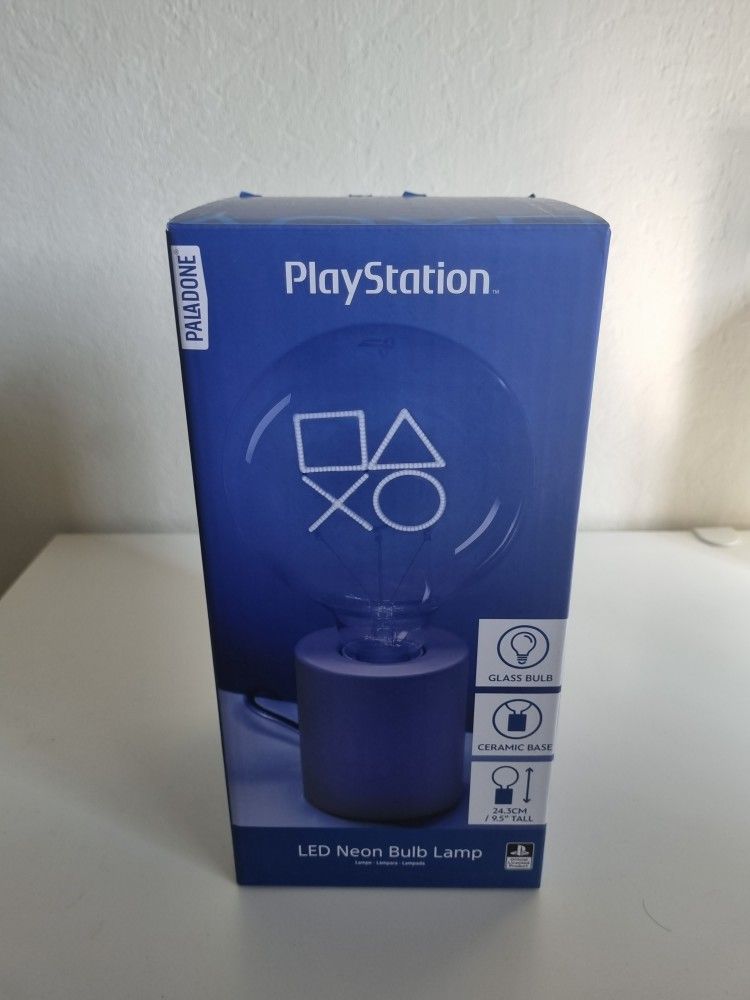 Playstation Neon Lamp + Bulb