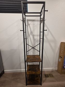 Coat Rack Shelf Unit