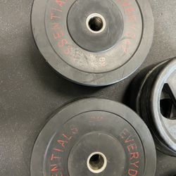 Everyday Fitness 55lb Bumper Plate Pair