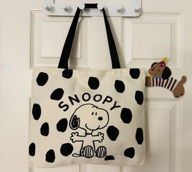Snoopy Tote, Canvas Tote Bag