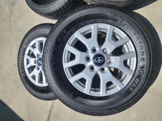 New 2026 Toyota Tacoma 17" wheels rims tires