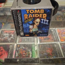 Tomb Raider III 3 Adventures of Lara Croft PlayStation 1 PS Complete