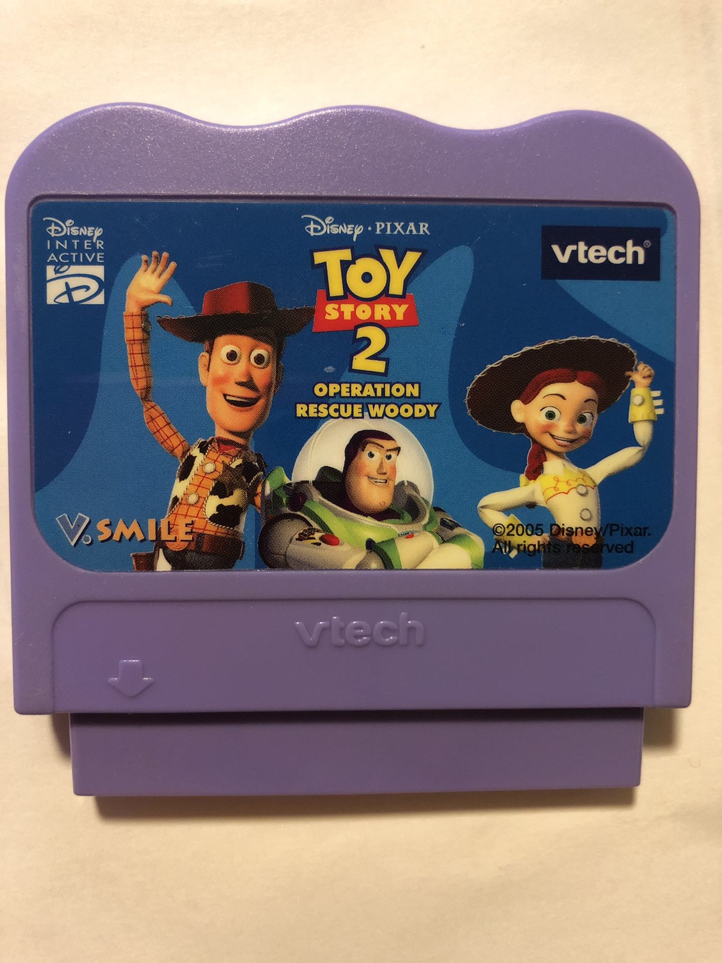 VTech-V.Smile Smart book story book-Disney Pixar toy story 2 that teaches letters, numbers, color, logic, music, objects, body parts, memory, matchin