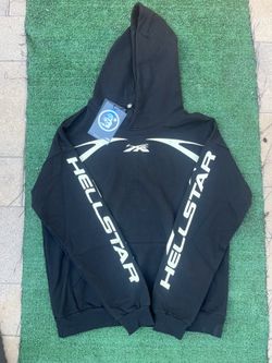 Hellstar hoodie with white accents medium