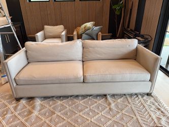 Crate & Barrel Sofa and Chair