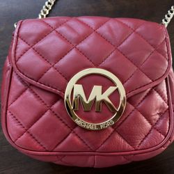 Michael Kors Women's Fulton Quilted Leather Crossbody Bag/Purse - New!