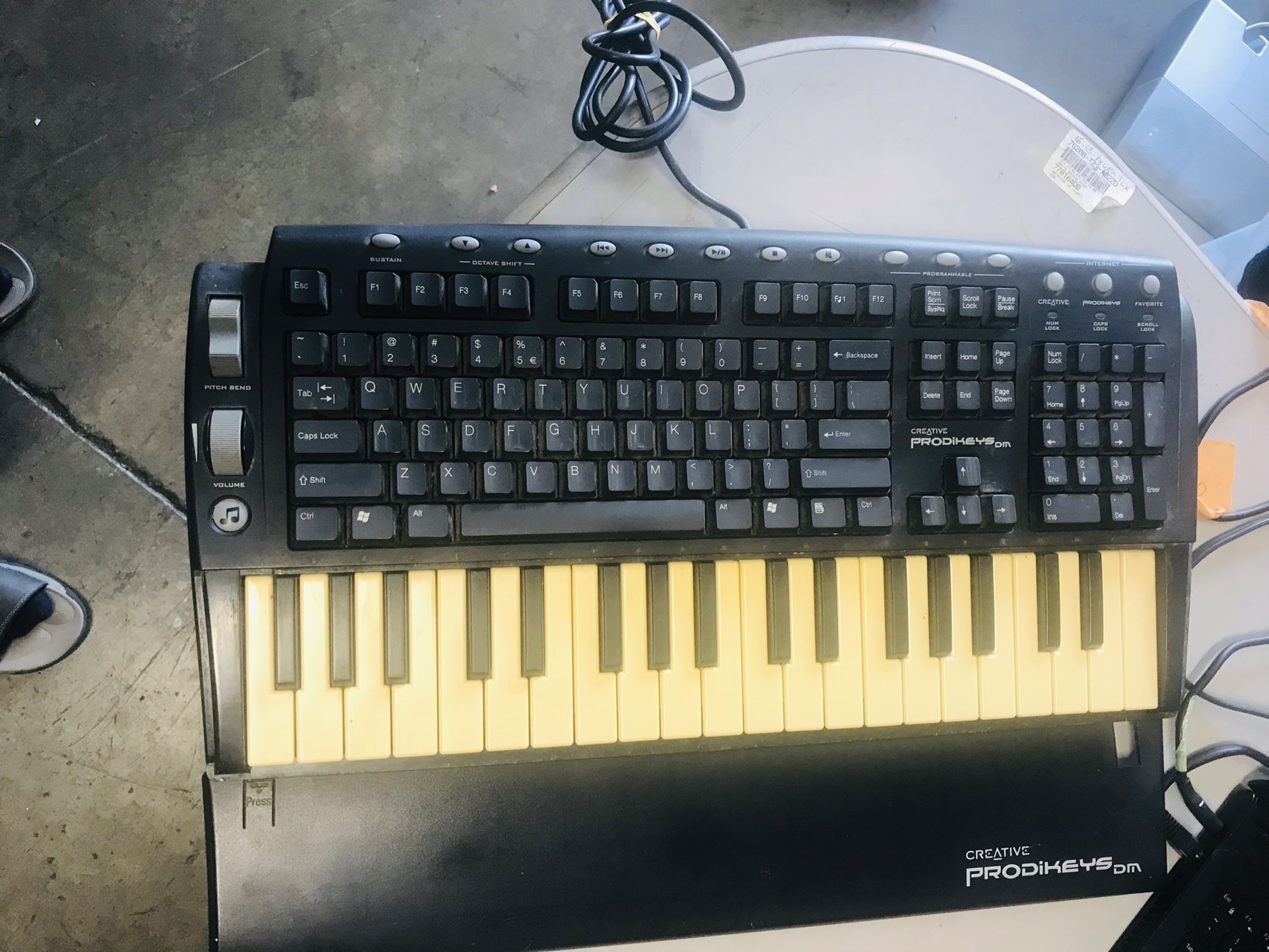 Vintage Creative Lab Prodikeys PC-MIDI CF0020
