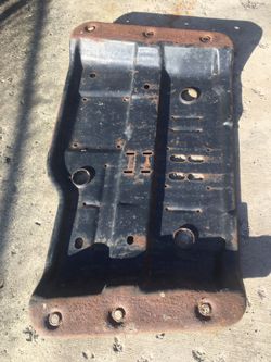 Jeep wrangler skid plate