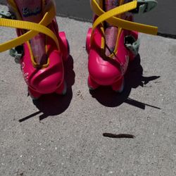 Roller Skates - Adjustable, Girls Barbie Size 9-12