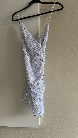 White Sequin Dress