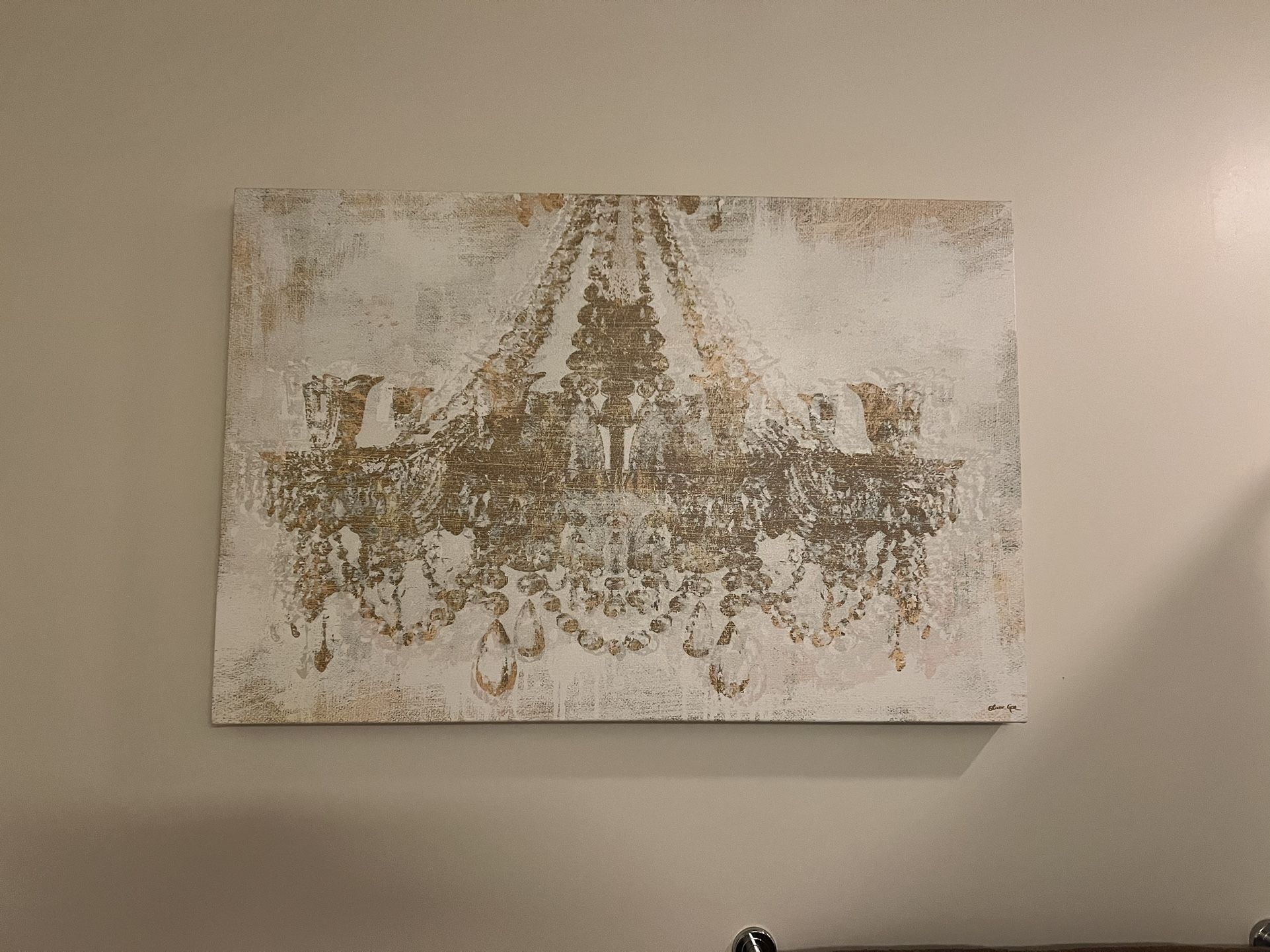 Oliver Gal Chandelier Canvas