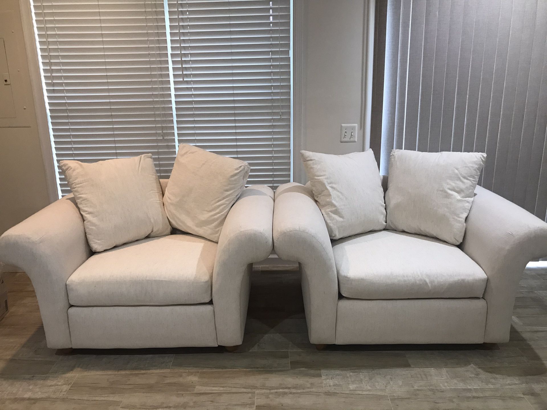 Two Oversized Chairs - $100 each