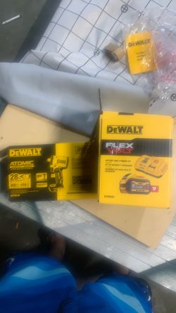 Dewalt 1/2 impact and 60 volt battery