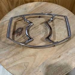Corning Ware Trivet Platinum Cradle Metal Chrome Serving Tray Trivet Accessory P-11-M Casserole Dish 10 x 7