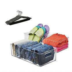 🧺 15-Piece Closet Organizing Set with Hangers – New in Box