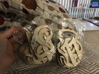Table number centerpieces for party #1-20