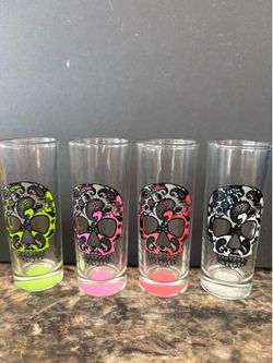 "Day of the Dead" shot glasses