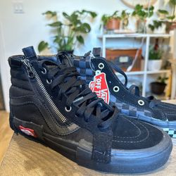Rare Vans SK8-Hi Reissue Lx Checkerboard Black/grey High tops 