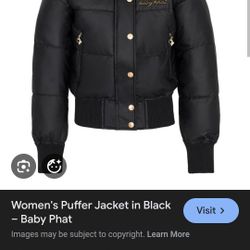 Baby Phat Puffer Jacket Size 1x New With Tags 