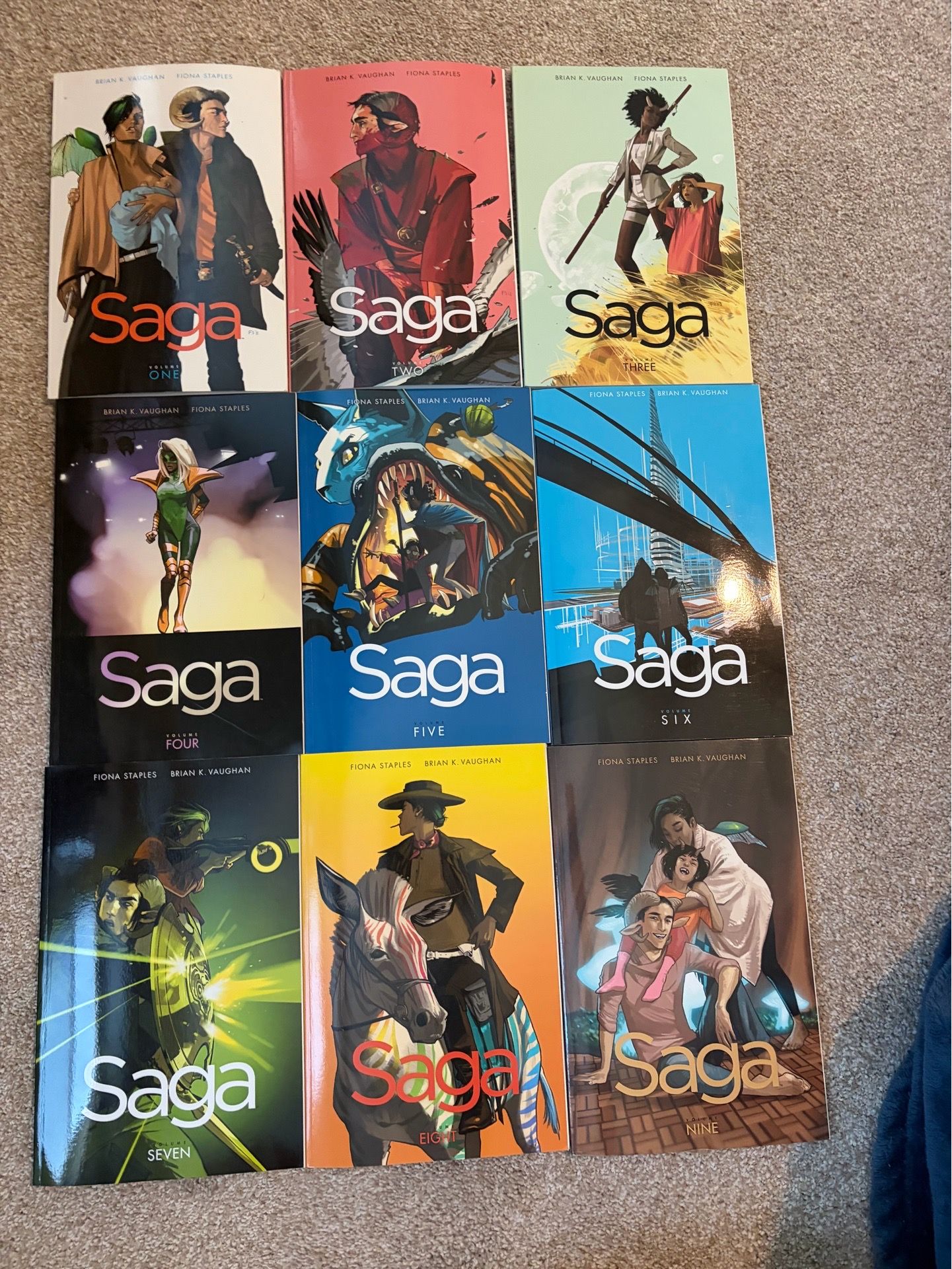 Saga Comics 1-9