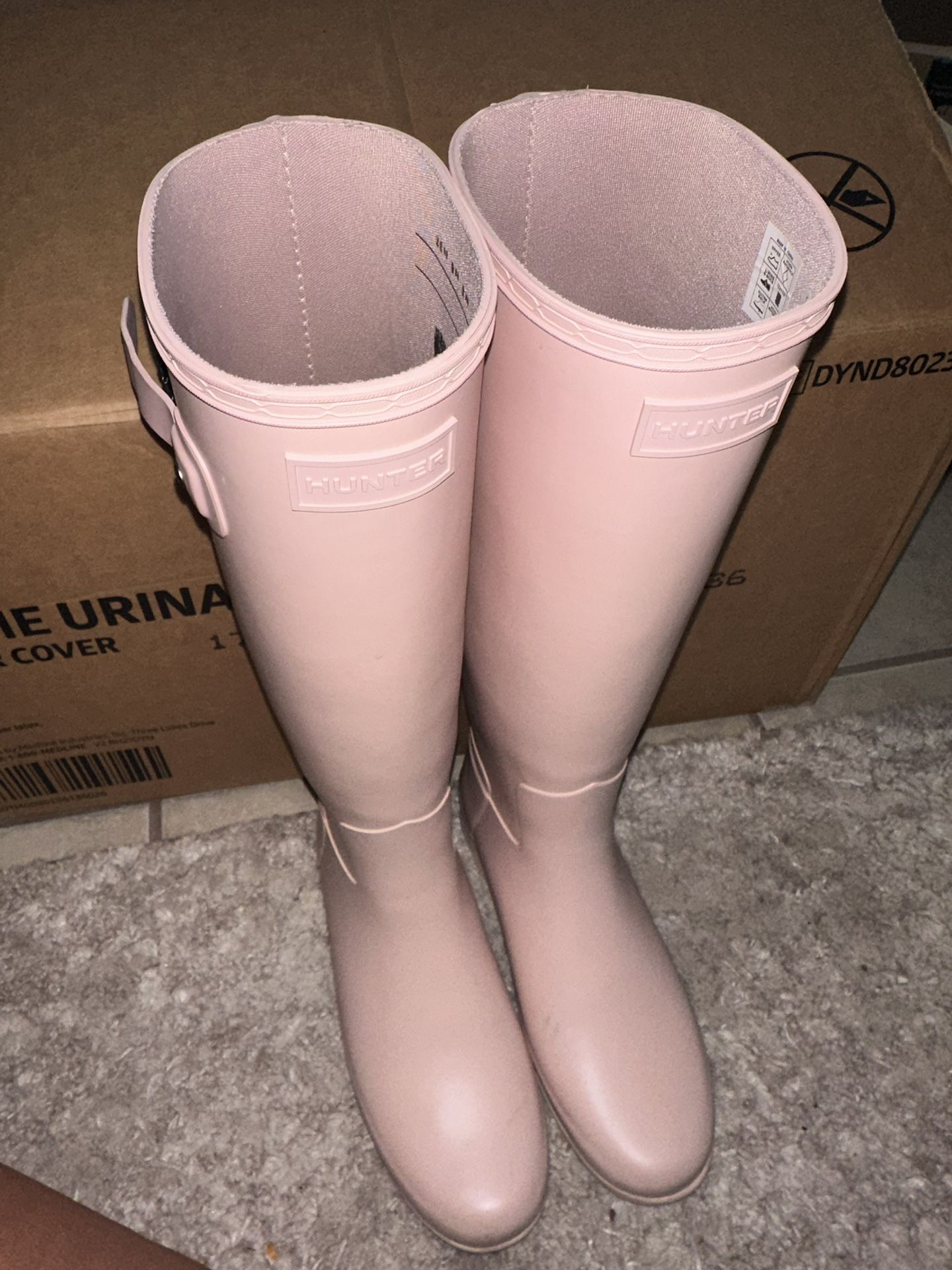 Hunter PINK Rain boots