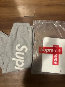 Supreme Joggers Grey Size Large