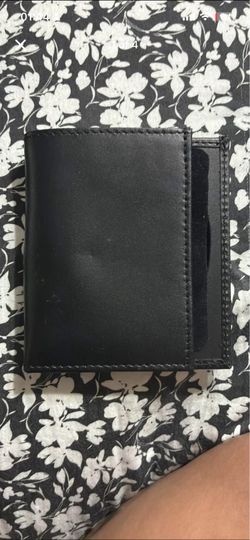 Police wallet with badge holder